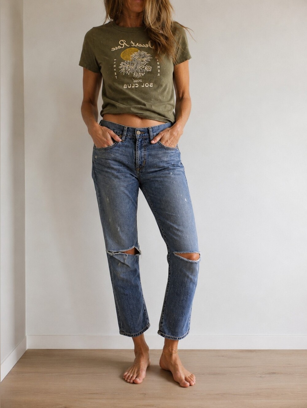 “Vintage Citizens of Humanity Dita Low Rise Cropped Bootcut Jeans Y2K 27